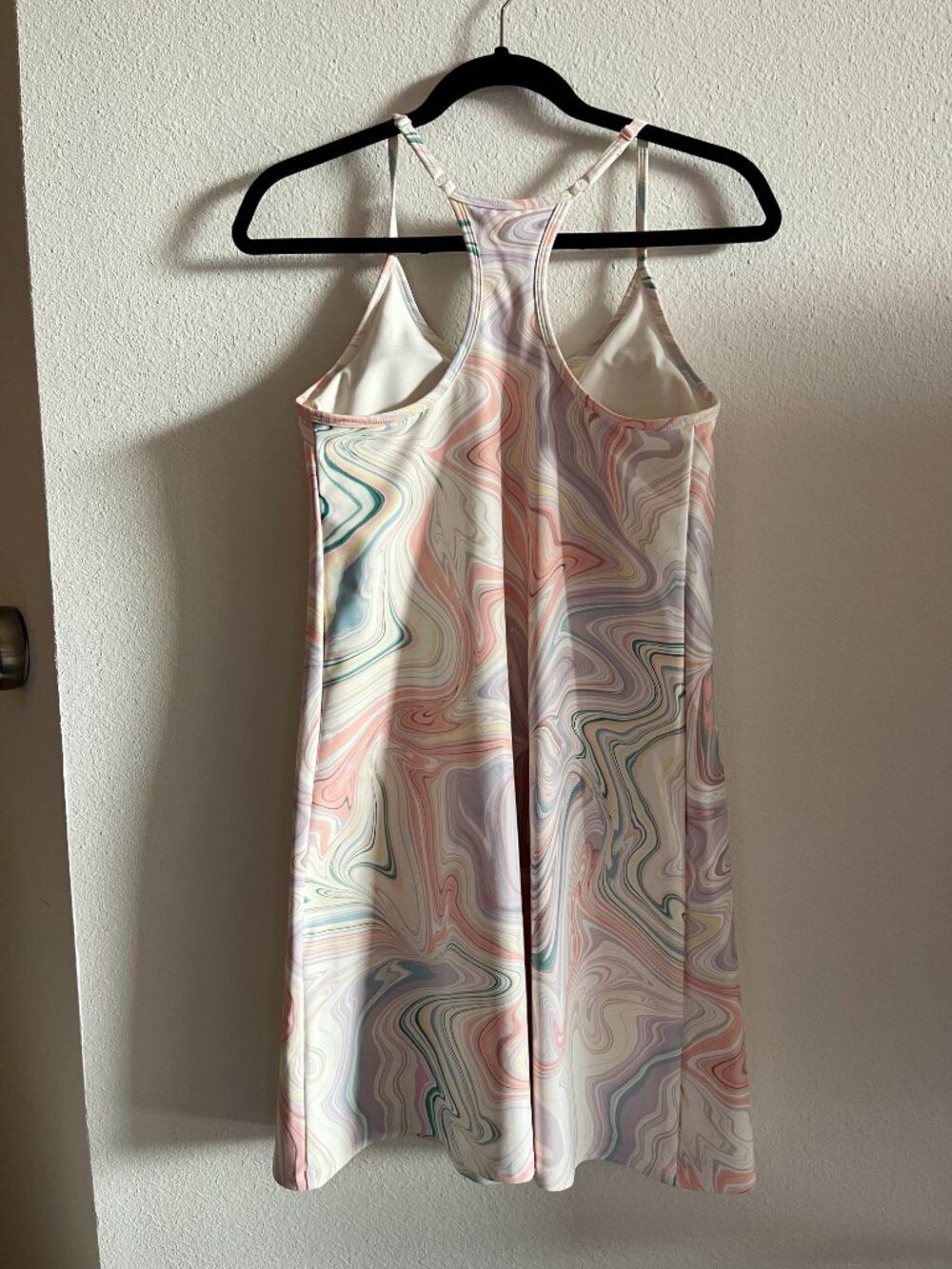 Old Navy Women's Sleeveless PowerSoft Performance Racer-Back Mini Swing Dress M - Picture 4 of 4